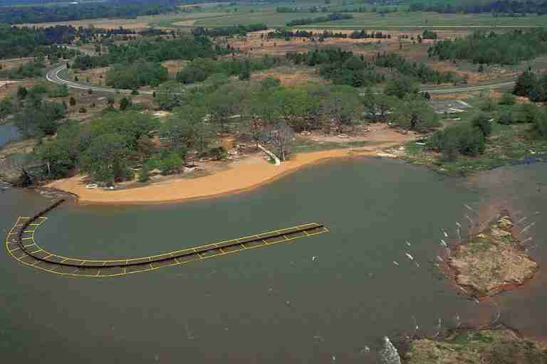 1024px Cooper Lake State Park Texas swimming hole 768x512