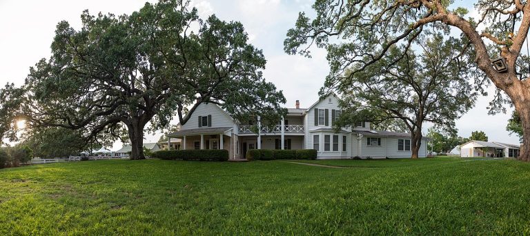 LBJ State Park and Historic Area is separated by the Pedernales River from the Lyndon B. Johnson National Historical Park. LBJ State Park and Historic Area is separated by the Pedernales River from the Lyndon B. Johnson National Historical Park.