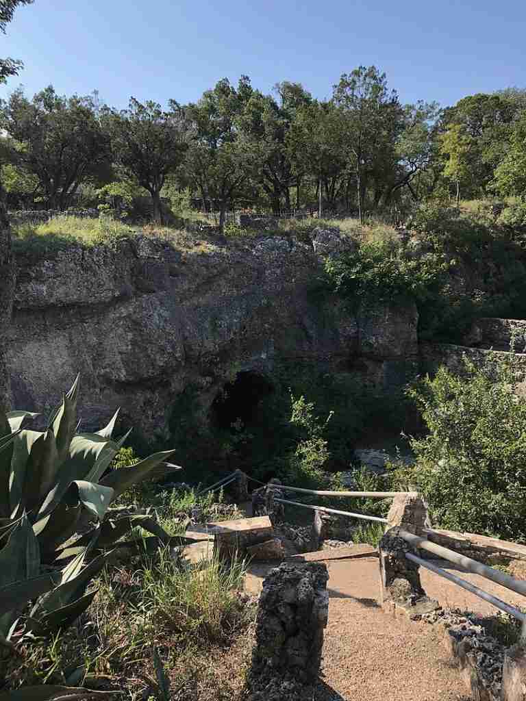 Cave mouth at Cascade Caverns 768x1024