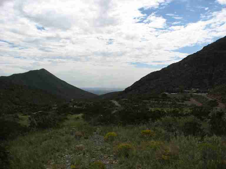 In McKelligon Canyon looking southeast 768x576