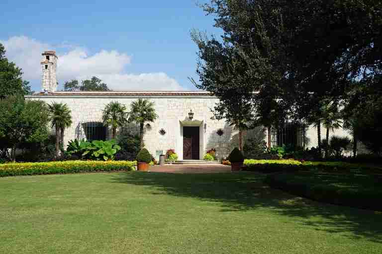 The DeGolyer House at the Dallas Arboretum and Botanical Garden in Dallas, Texas (United States).