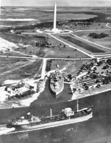 Aerial View San Jacinto Monument (1950s) Aerial View San Jacinto Monument (1950s)