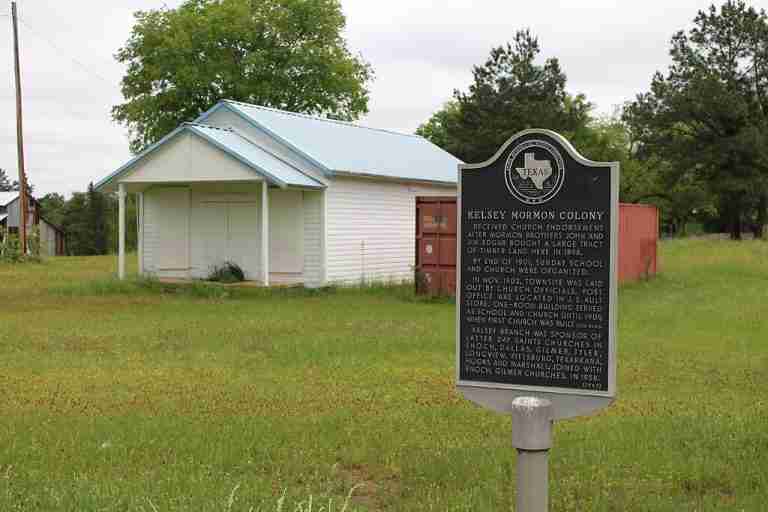 Ghost town of Kelsey, Texas
