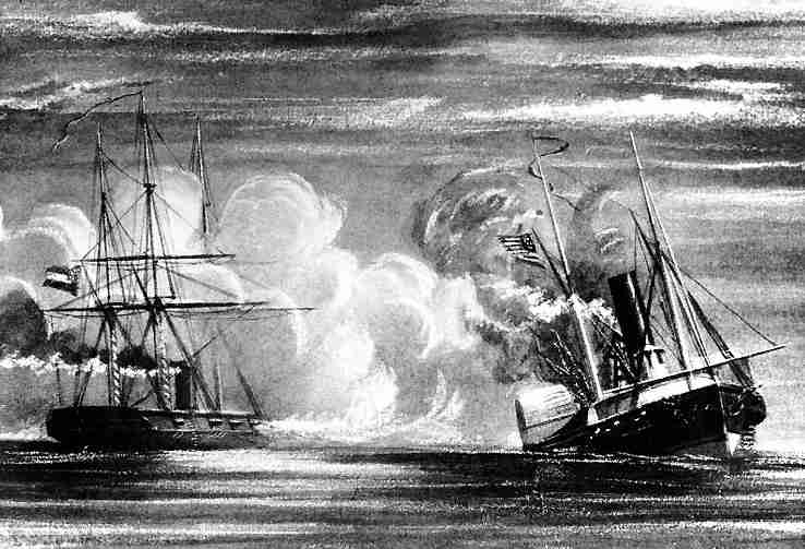 Action off Galveston Light
