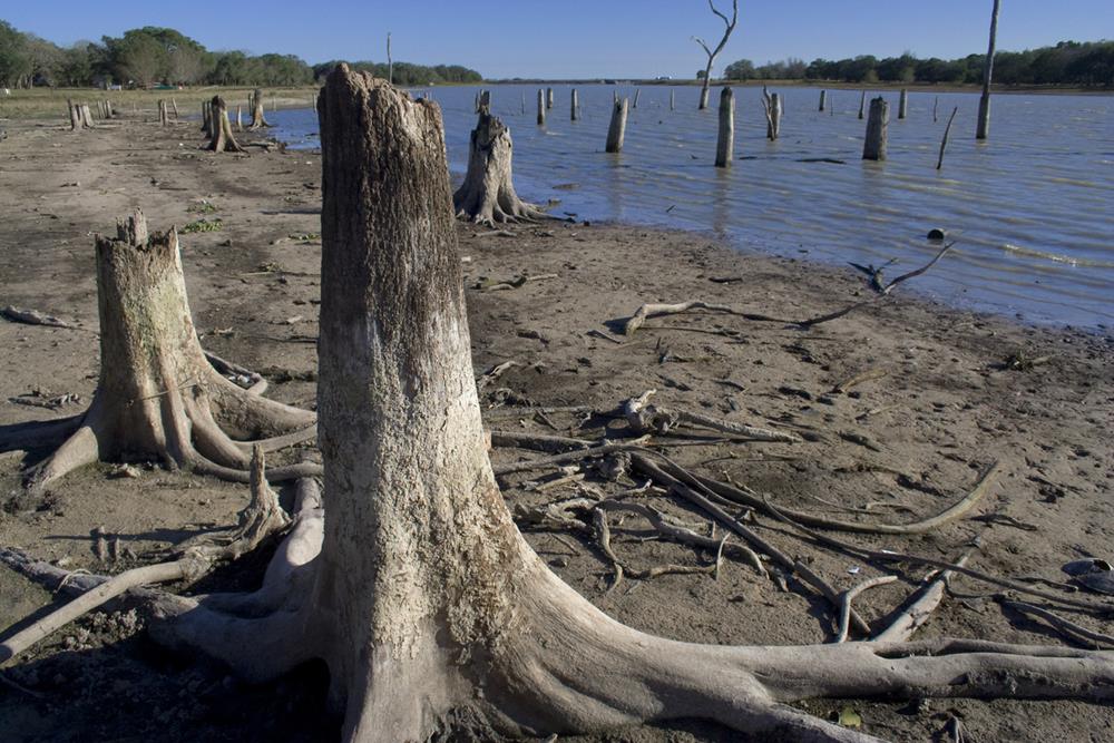 Submersion Under Lake Texana