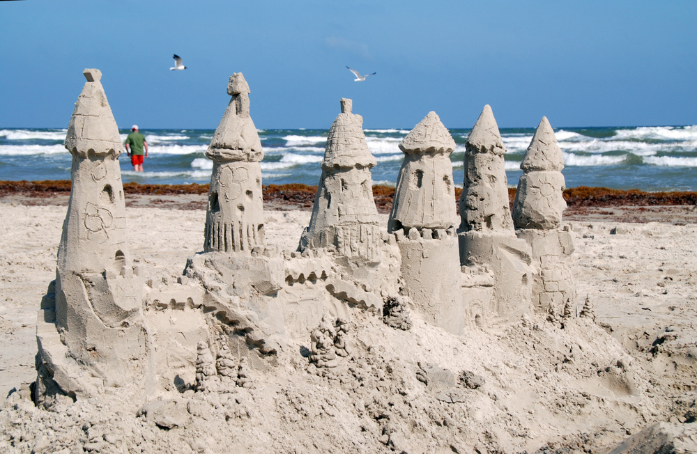 Sandcastles at Texas SandFest