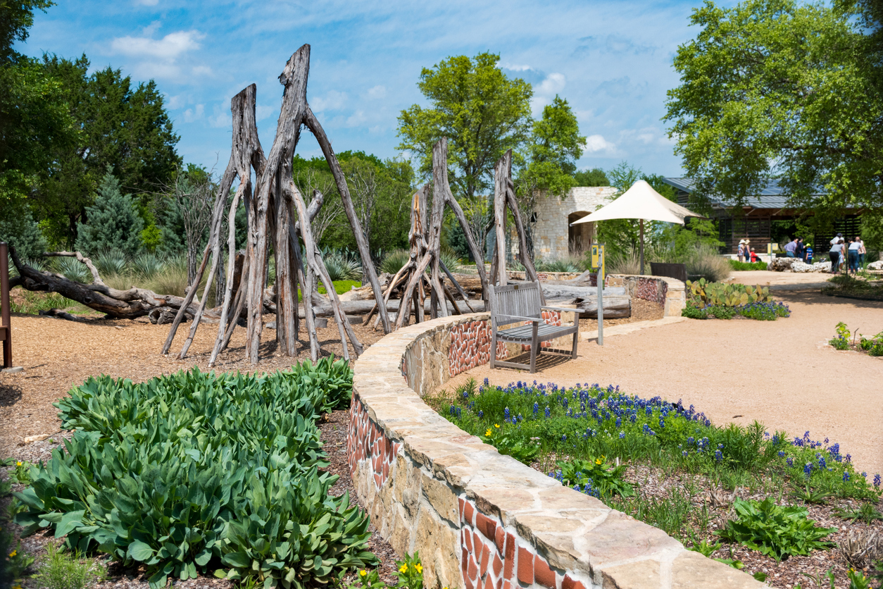 Inside the Lady Bird Johnson Wildflower Center in Austin
