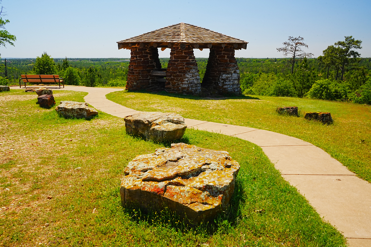 Overlook Bastrop State Park Texas marks the Western Most extgent of Loblolly Pines