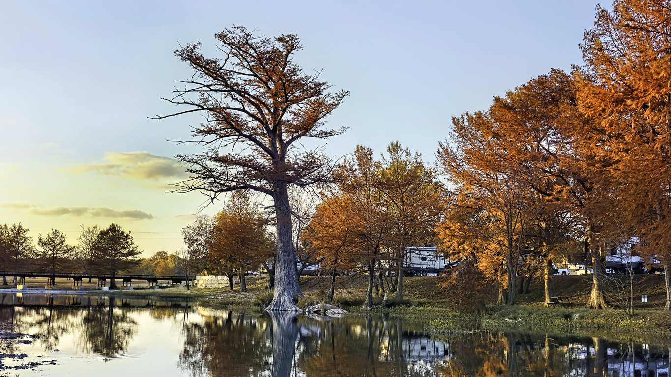 Fall season in South,texas