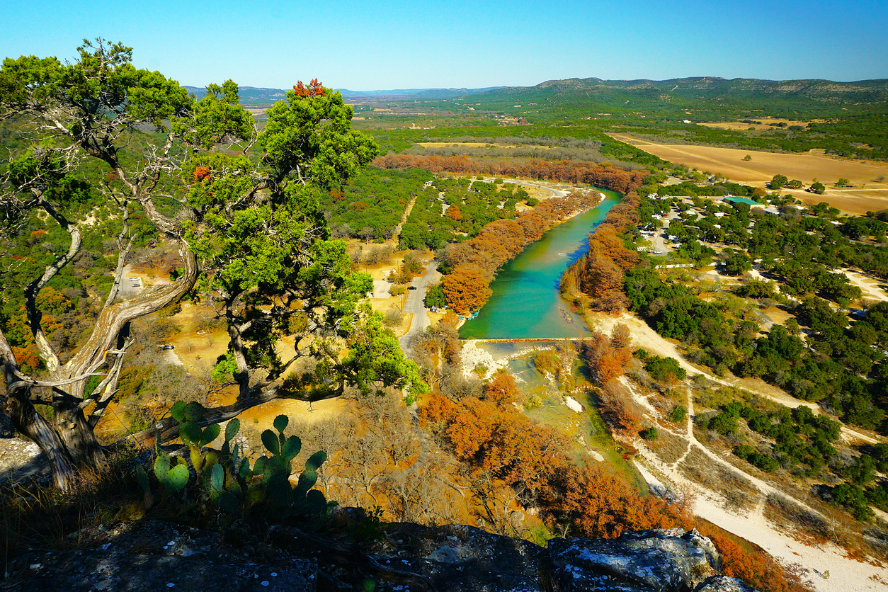 Garner State Park Texas and the Rio Frio near Uvalde Texas