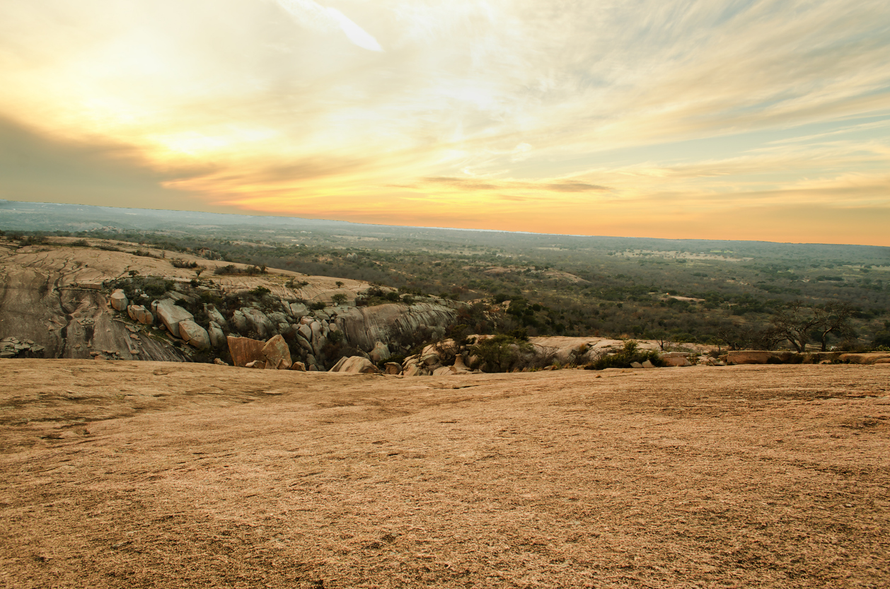 Sunset at Enchanted Rock