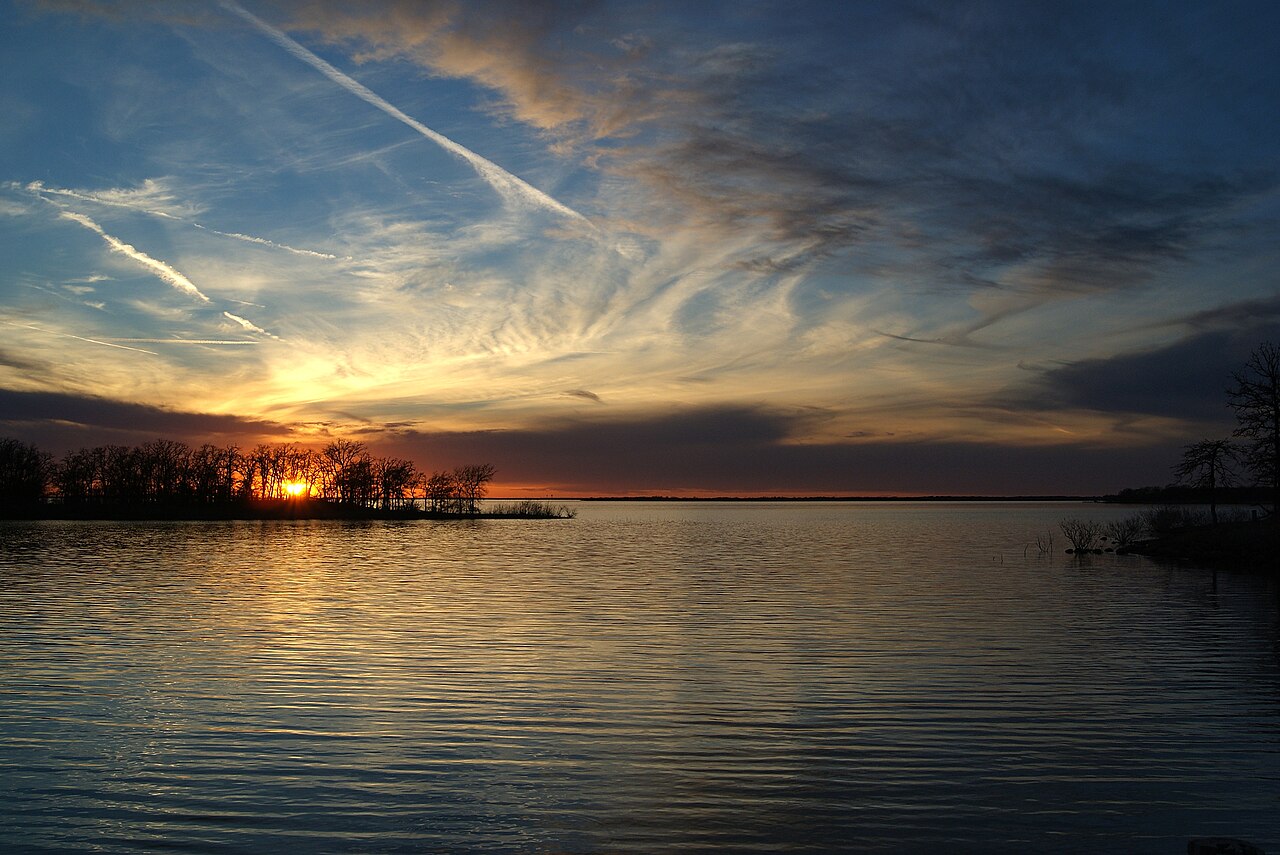 Sunset at Lake Ray Roberts