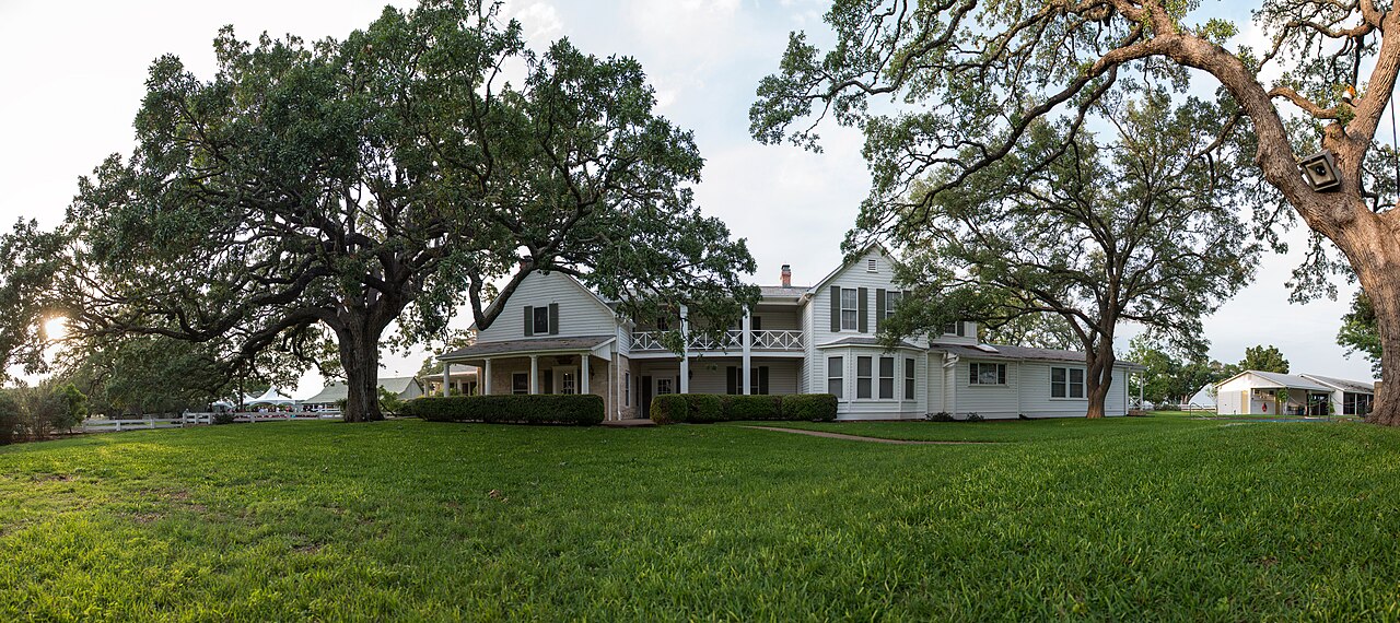 LBJ State Park and Historic Area is separated by the Pedernales River from the Lyndon B. Johnson National Historical Park