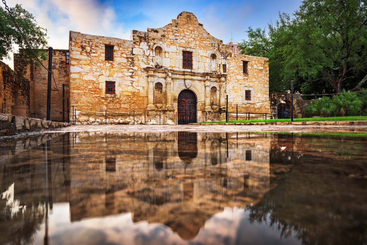 The Alamo in San Antonio, Texas, USA
