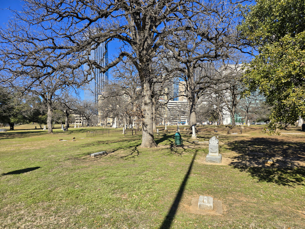 Old Trees Grow Well in Cemetery Landscapes